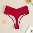 thumbnail image 4 of Traceless Thongs for Women Girls No Show Thong Underwear,Lady Breathable Bikini Panty G-String Soft Undie,Tanga Gifts, 4 of 15
