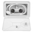 thumbnail image 5 of Boîte de Douche Extérieure RV Connexion Rapide Pulvérisateur & Robinet Tuyau pour Accessoires de Bateau Véhicule Récréatif, 1pcs Douche Extérieure RV, Blanc, 5 of 5