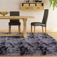 thumbnail image 2 of HOMERRY Tie-dyed Fluffy 5' x 8' Dark Gray Area Rugs Soft and Thick Faux Indoor Shag Rug Home Decor Nursery Carpets, 2 of 8