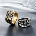 thumbnail image 2 of GKNET Personalized Vintage Number 13 Men's Stainless Steel Rings Delicate Jewelry Sizes 7-13-8-Silver, 2 of 6