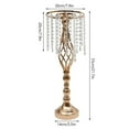 thumbnail image 2 of 6* Crystal Flower Vases Acrylic Flower Stands Rack w/Crystal Chain For Wedding Party Table Centerpieces, 2 of 15