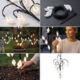 thumbnail image 3 of Solar Halloween Ghost Tree Stake Lights, Waterproof LED Ghost Lamp with Adjustable Flexible Branches, Automatic Dusk-to-Dawn Solar Charging, Cute Warm Glow Plastic Yard Fall Holiday Decor Gift, 3 of 6