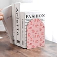 thumbnail image 6 of Naloa Fox 2 Pcs Bookend Large Capacity Office Book Ends for Home Office Library School Study Decoration, 6 of 8