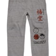thumbnail image 6 of Dragon Ball Z Logo & Kanji Text Men's Athletic Heather Jogger Pants -XXL, 6 of 7