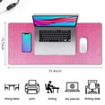 thumbnail image 5 of Long Mouse Pads for Desk,Pink Gradient Leopard Print Desk Mats on Top Of Desks, Desk Mouse Pad Extra Large with 3mm Non-Slip Base and Stitched Edge for Gaming,Office,Work,Home 35.4"x15.7", 5 of 6