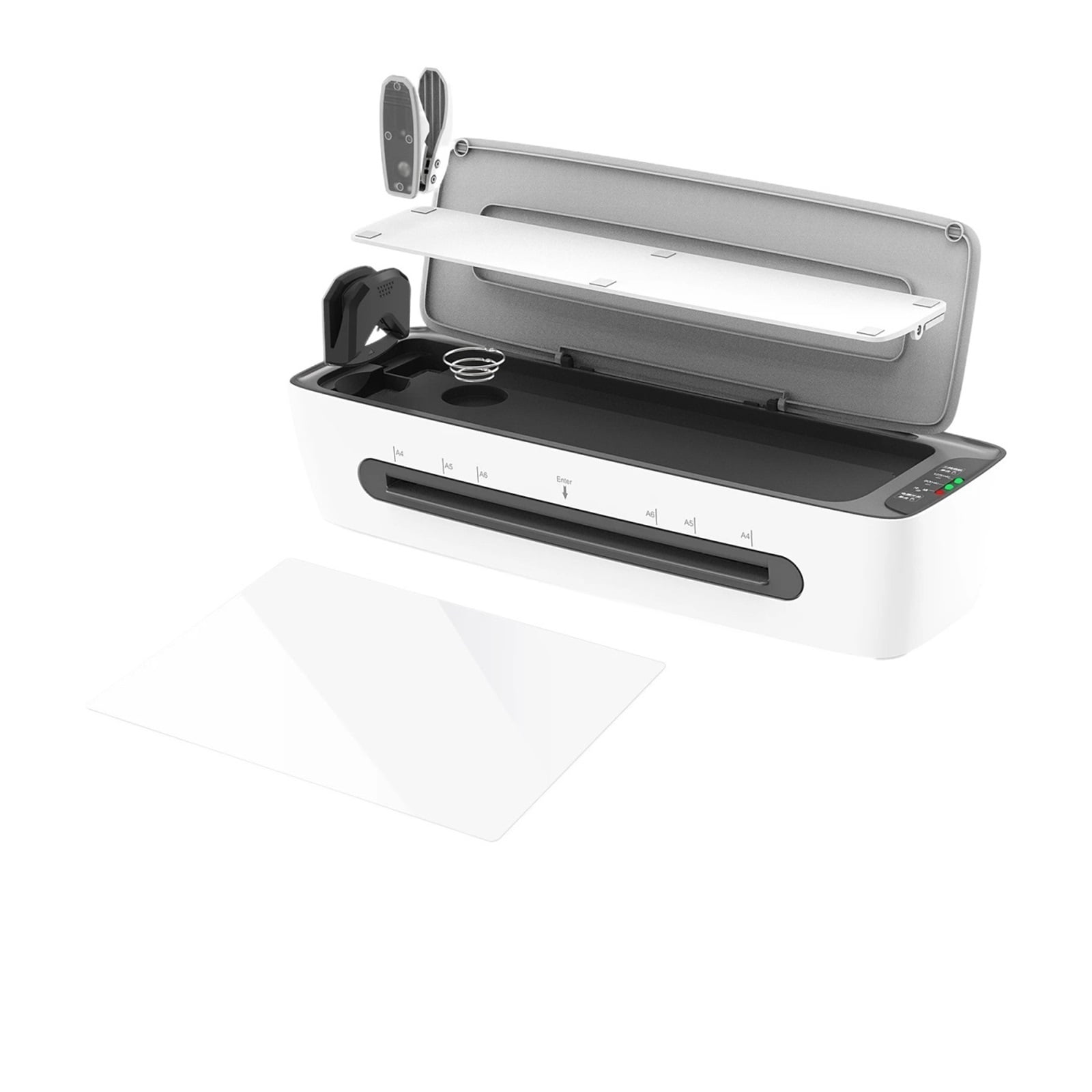 SL688 Desktop Laminator Machine Set A4 Size Hot and Cold Lamination Suitabe for A4/A5/A6 Laminating Pouches for Home Office ,Easy to Use