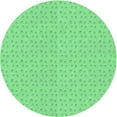 thumbnail image 1 of Ahgly Company Tapis Rond Lavable en Machine Intérieur Vert Jade Transitionnel, 6 Pieds Rond, 1 of 7