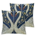 thumbnail image 2 of Jiayy  Tapestry Cushion Cover 2pcs Decorative Sofa Pillowcase Inspired, The Swan (CCOV-Art-WC-SWAN), 2 of 6