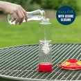 thumbnail image 5 of MEKKAPRO Outdoor Hummingbird Feeder Made from Glass, Hanging 5 Nectar Feeding Stations, Bright Red, Backyard Feeder (20 Ounce), 5 of 5