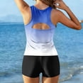 thumbnail image 4 of Tbopshirt Tankini Swimsuits for Women 2 Piece with Padded Bra Sleeveless Crew Neck Casual Printed Independence Day Summer Bathing Suits Tummy Control, 4 of 9