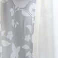 thumbnail image 6 of Home Soft Things Printed Microfiber Curtain - Birdsong 2 Piece Set - Grey - 60" x 84", 6 of 7
