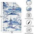 thumbnail image 3 of Kitchen Dish Towels, Beautiful Vintage Pagodas Mountains Kitchen Towels Set of 4 Super Soft Absorbent Dish Towels Set Kitchen Dish Cloths Tea Towels, 28x18 Inch Washcloth Gift, 3 of 7