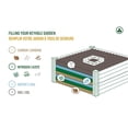 thumbnail image 4 of Vita Urbana 6'L x 6'W x 22"H Vinyl Keyhole Composting Garden,Slate Gray, VT17607, 4 of 9