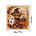 thumbnail image 6 of PLPPYFS Halloween Ghost Pearl Art DIY Kit, Spooky Cute 3D Diamond Artwork Crafts for Adults, DIY Halloween Fall Home Decor Wall Art, Beginner DIY Seasonal Party Gift, 6 of 7