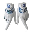 thumbnail image 4 of 1 par de guantes de golf transpirables para mujer, guantes de golf para mano izquierda y derecha, color blanco 19 Cola Guantes de golf para mujer, 4 of 8