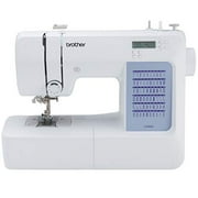 Brother CS5055 Computerized Sewing Machine, 60 Built-in Stitches, LCD Display, 7 Included Feet, White