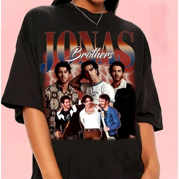 Vintage 90s Graphic Style Jonas Brothers Shirt