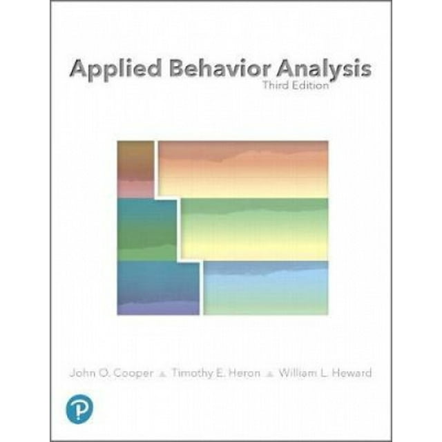 APPLIED BEHAVIOR ANALYSIS 3/E