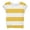 Yellow, variant on Ruyang Kids Girls Striped T Shirts Round Neck Loose Fit Short Sleeve Summer Casual Lightweight Outdoor Athletic Tee Tops