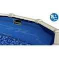 "SmartLine 18' Round Overlap Swirl Bottom Pool Liner, 20 Years Warranty