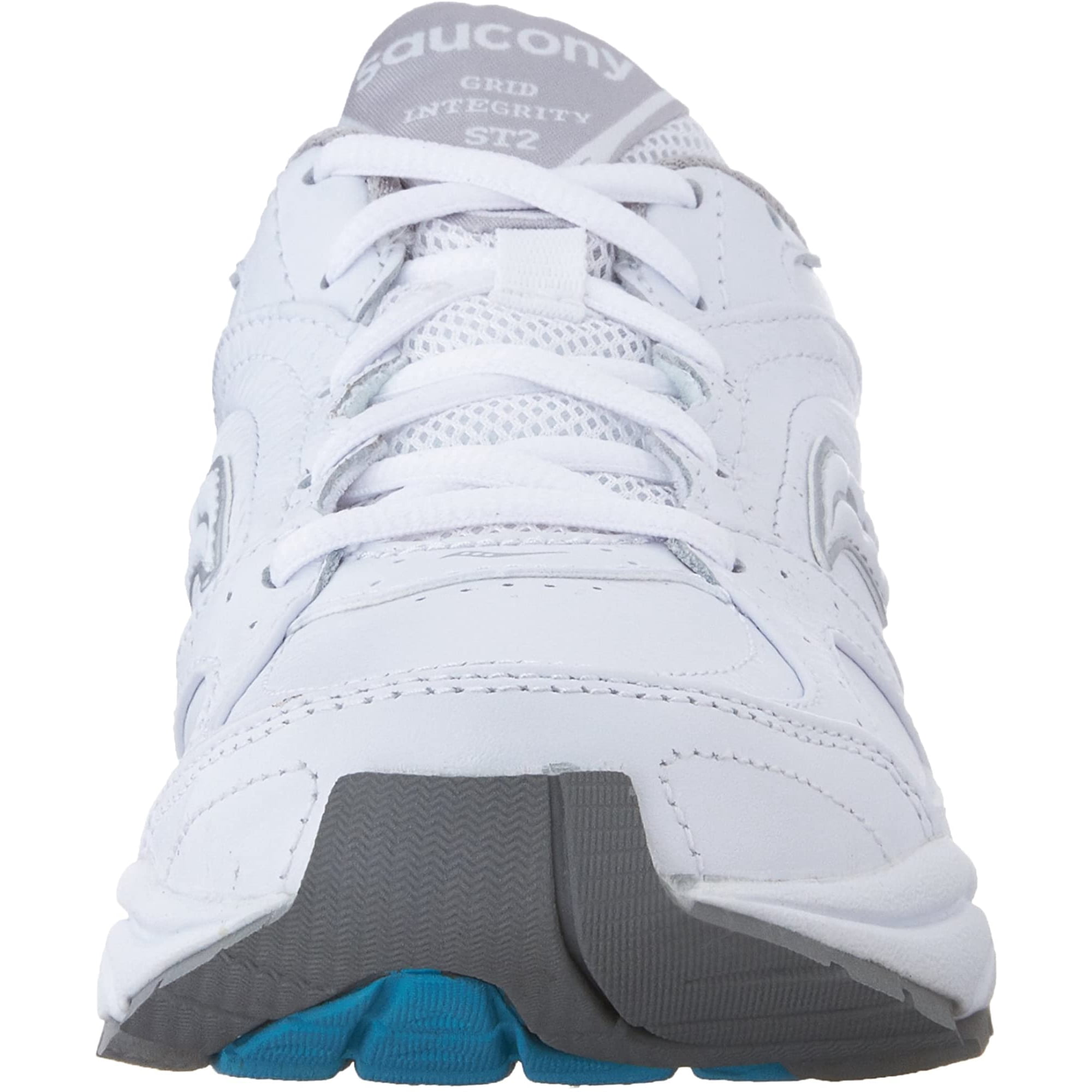 Saucony Women s ProGrid Integrity ST2 Walking Shoe White Silver 5 B Walmart