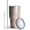thumbnail image 2 of 30oz Princess Flower Dress Pattern Tumblers Stainless Steel Tumbler with Lid and Straw,Vacuum Insulated Double Wall Travel Tumbler Cups Mug with Cleaning Brush for Coffee,Tea, 2 of 7