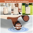 thumbnail image 4 of COBIZI 3-Piece Luggage Sets Hardshell ABS+PC with 360°Spinner Wheels & TSA Lock, Lightweight Hardside Travel Suitcase 20in 24in 28in (Beige), 4 of 8