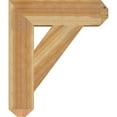 thumbnail image 3 of Ekena Millwork 6"W x 24"D x 28"H Traditional Craftsman Rough Sawn Bracket, Western Red Cedar, 3 of 13