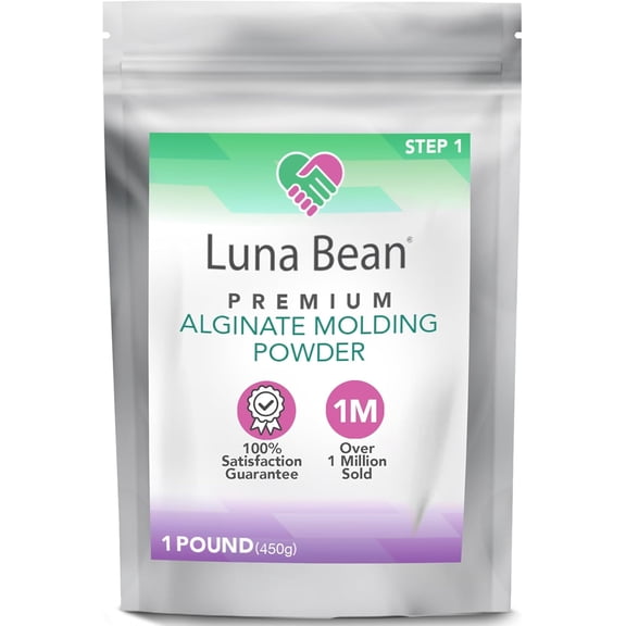 Alginate Molding Powder Refill for Hand Casting Kit - Non-Toxic Alginate Material 1 lb (450g) - Perfect for Anniversaries, Couples, Birthdays & Family Activities