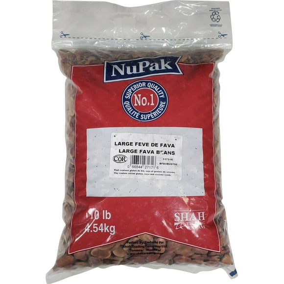 Nupak Fava Beans Large, 10lb
