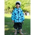 thumbnail image 5 of famuka Toddler Boy Warm Jacket Thick Hooded Windbreaker Coat, 5 of 11
