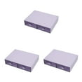 thumbnail image 1 of relayinert 1/2/3 Suffisent Différents Rangement Organiser Outils Papeterie Sans Bavure Boîte de Rangement Violet 2 Tiroirs 3 Pcs, 1 of 6