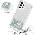 thumbnail image 5 of Compatible with Samsung Galaxy A23 5G Case Glitter Liquid Cute Clear Phone Case Floating Quicksand Shockproof Protective Bumper Silicone TPU Case for Samsung Galaxy A23 5G Love Sliver YB, 5 of 7