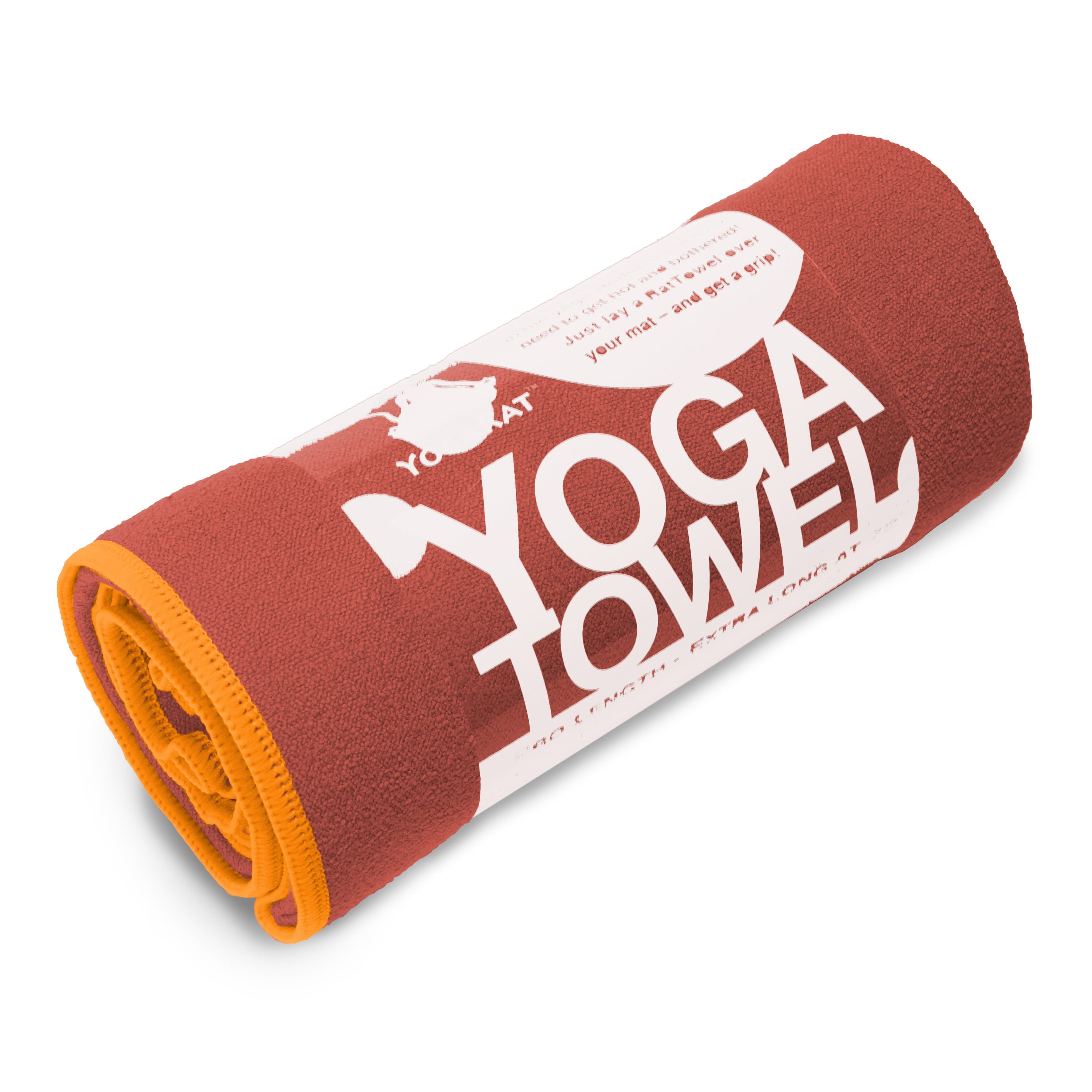 YogaRat Yoga Towel in matlength 24"x68"