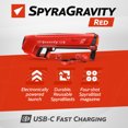 thumbnail image 2 of SPYRA Electric Water Bomb Launcher, LED & 52’ Range,  SpyraGravity, Red, 2 of 12