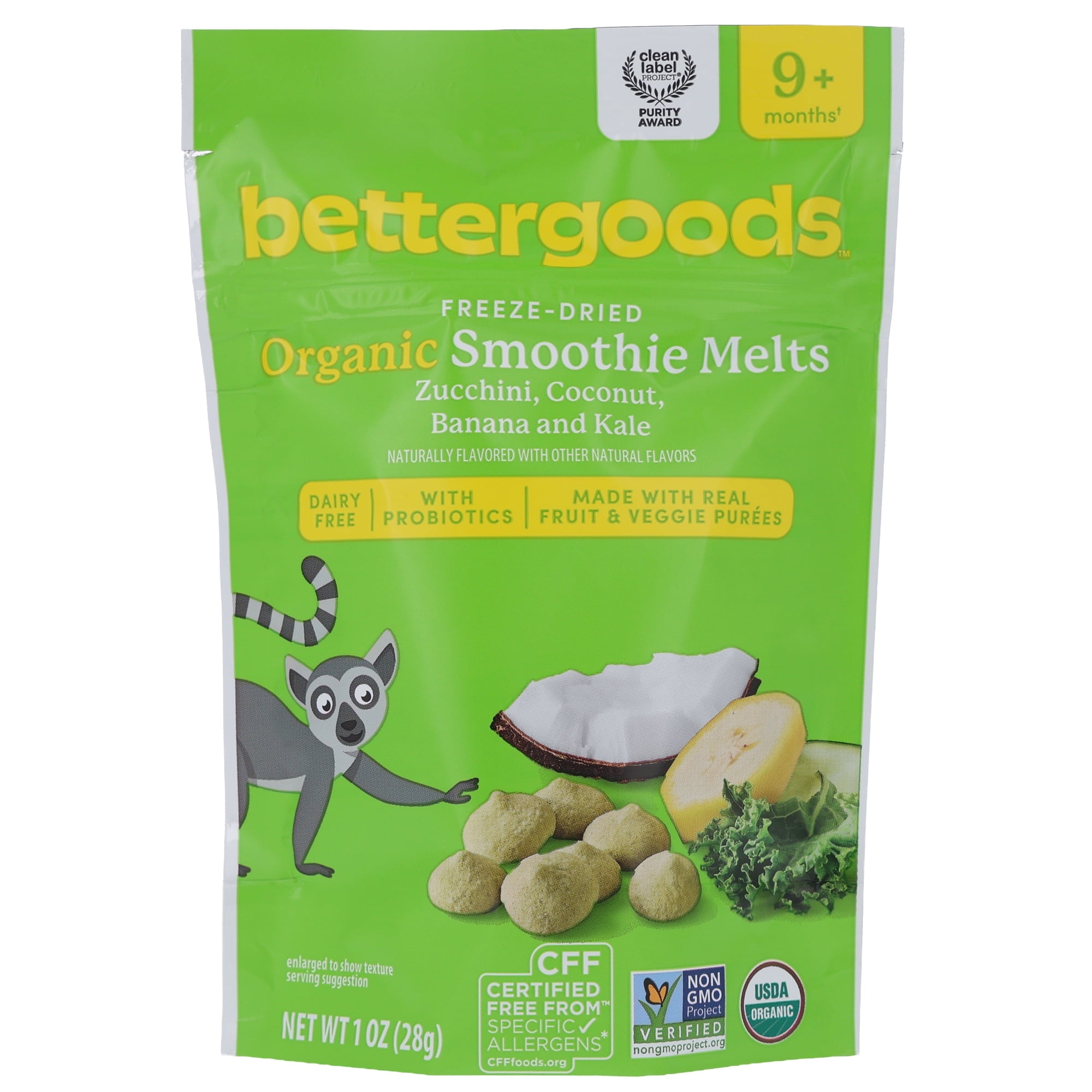 みつばちみっち！！20260127 クインビーハッピー　10本セット Beech-Nut Probiotic Melties Pear Mango Spinach Yogurt Melts