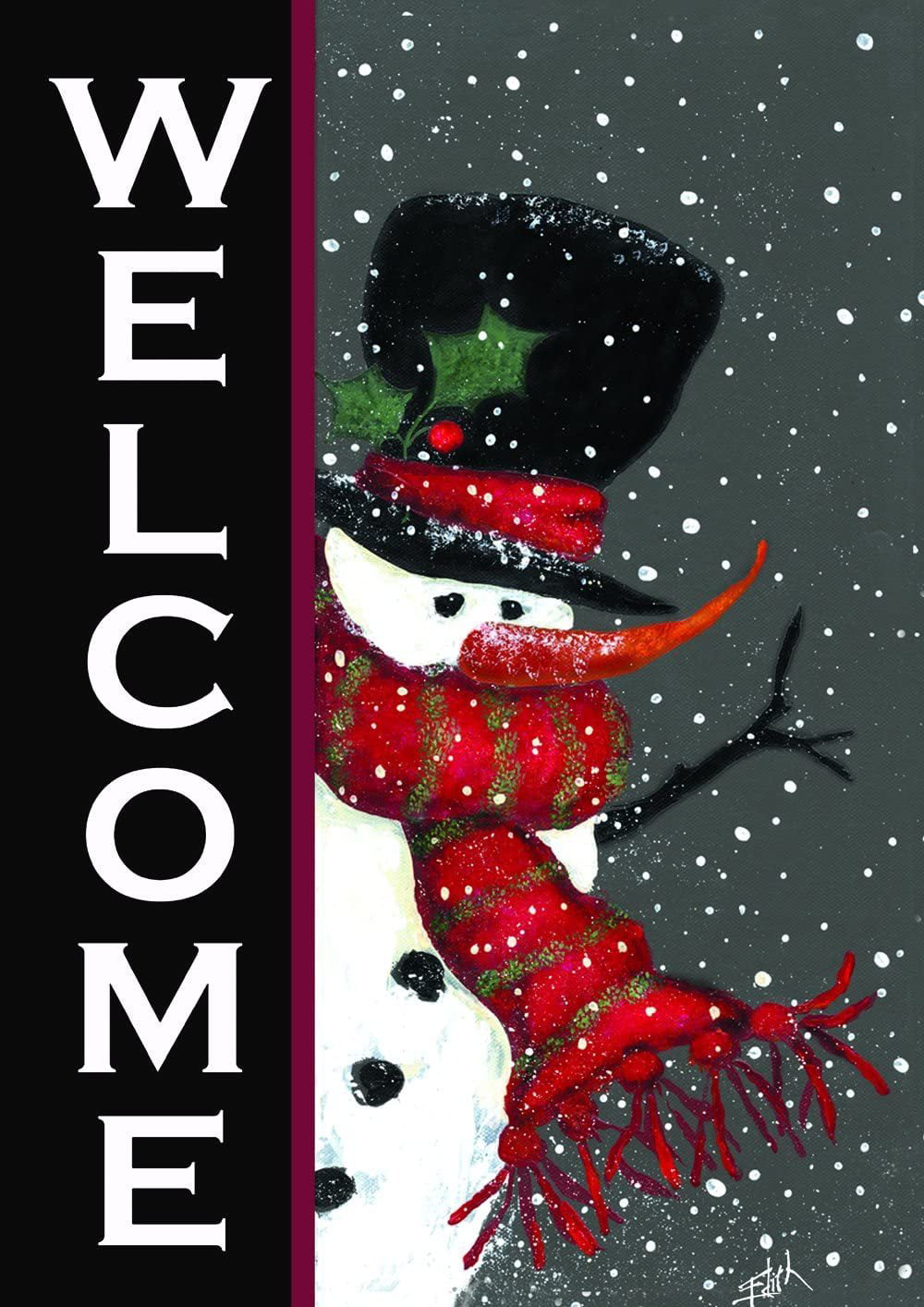 Dolls House Poster Picture The Snowman Canvas 1:12