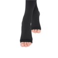 thumbnail image 4 of Naiovety 1 par de calcetines de compresión de pantorrilla ancha, ligeros, resistentes al desgaste, con punta abierta, calcetines de pantorrilla de talla Ropa Deportiva, Zapatos Negro M Naiovety OD016440-04, 4 of 6