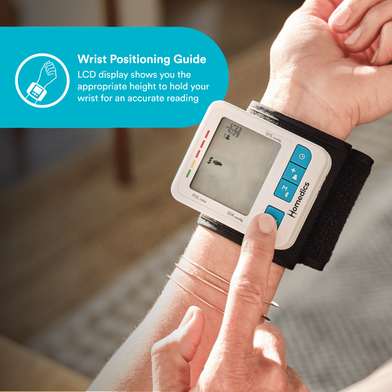 Wrist Cuff Blood Pressure Monitor