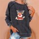 thumbnail image 1 of Pntutb moda mujer imprimir manga larga cómoda transpirable cuello redondo sudadera Pntutb Pntutb-8283, 1 of 6