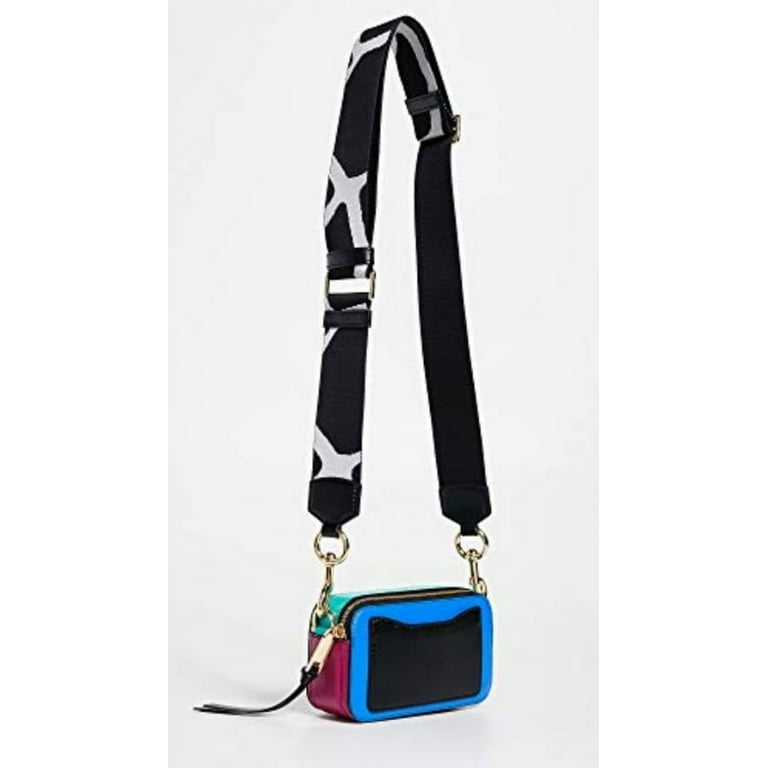 Marc Jacobs Snapshot Color-Blocked Crossbody Harbor Blue