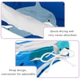 thumbnail image 3 of Bikini Sets for Women Bathing suits for women Womens Bikini XL Shark Fish Seaweed, 3 of 7
