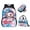 Axolotl Astronaut, variant on Binienty Ladybug Backpack for Girls 6-8 3-Piece School Backpack with Lunch Box and Pencil Case Zipper Lighight School Bookbag Large Capacity Lunch Bag for Girls Teens