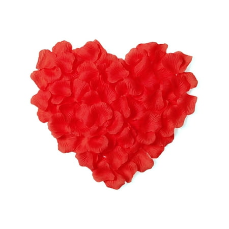 - Pack of 1000 Pcs Artificial Silk Rose Petals for Wedding Decoration