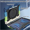 thumbnail image 6 of Iokmax for iPad Pro 12.9 inch Case (6th/5th/4th/3rd generation)with Screen Protector for Kids, 360 Kickstand,Handle, Pencil Holder,Shoulder Strap[15ft Drop Protection]Heavy Duty Rugged 12.9 iPad Case, 6 of 6