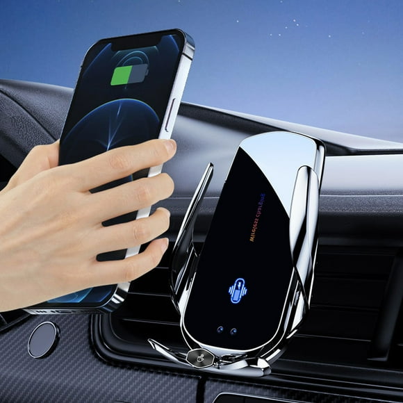 15W Car Wireless Charger Induction Car Phone,Fast Charger With Magnetic Head Phone