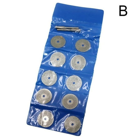 

12x Diamond Cutting Disc Rotary Tool Steel Grinding Wheel Circular J4G0 B8Y2