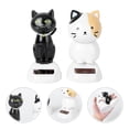 thumbnail image 3 of 2 Pcs Figurines de Chat Swing Créatives Décoration en Forme de Chat Outil de Décoration Maison, 3 of 7