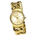 thumbnail image 1 of Michael Kors Women's MK3235 Runway Yellow Gold Steel Twist Chain Bracelet Watch, 1 of 4