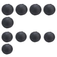 thumbnail image 4 of 10 Uds farol de papel negro puro farolillos de papel redondos cumpleaños boda Halloween decoración de fiesta familiar, 4 of 8
